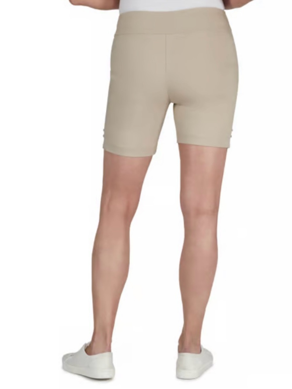 Counterparts Women's High-Rise Bike Shorts in Sand